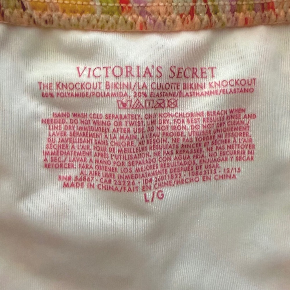 Victoria's Secret Bikini Bottom Bundle L Paisley Leopard Swim Lot‎ 2 - Picture 8 of 10